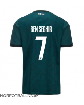Billige Fotballdrakt AS Monaco Eliesse Ben Seghir #7 Replika Bortedrakt 2024-25 Kortermet